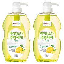 탐사 베이킹소다 주방세제 레몬향, 780ml, 2개