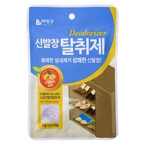 리빙굿 신발장 탈취제 레몬향, 2g, 1개