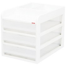 모아 서류함, 흰색, 3단