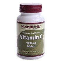 뉴트리바이오틱 비타민 C 1000mg 비건 타블렛, 100개입, 1개