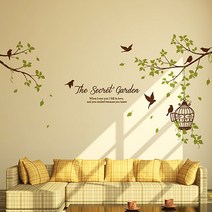 [제제데코] 비밀의 정원, 라이트올리브+다크브라운