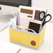폴딩 데스크 수납함S, 옐로우, 옐로우