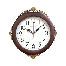 골든벨 p원목 무소음 벽시계 4720, 월넛-숫자