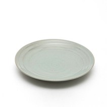 광주요 조합토 쑥빛 원형접시, 연쑥빛, 1개