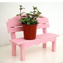 행복디자인 미니하트구름벤치 대, 핑크, 1개