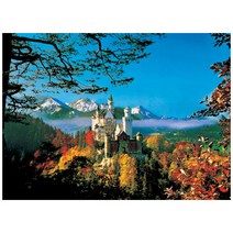 애드원 500p_슈반스타인성과 단풍 직소퍼즐, 1개, 500피스