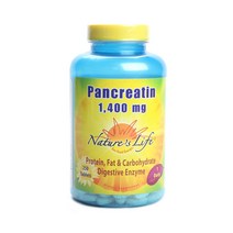 네이쳐스라이프 판크레아틴 1400mg 타블렛, 250개입, 1개