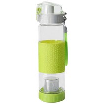 티앤라이프 원터치 휴대용 티포트, 그린, 550ml