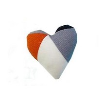 리빙데코 하트집게 우, 셀모오렌지, 1개