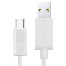 엠에이티 LG 모바일 C타입 데이터 케이블 TCB_ C851_WH, TCB_C851_WH