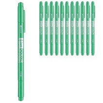 모나미 NEW라이브칼라 수성펜, 라이트그린, 12개