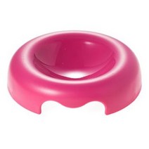 유나이티드펫츠 키티 고양이 식기, 핫핑크, 1개