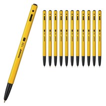 모나미 153 볼펜 1.0mm, 흑색, 12개