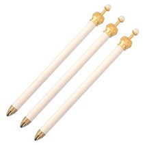 투영디자인 Crown Ball Pen 0.7mm, 화이트, 3개