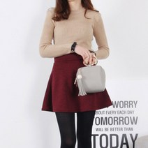 하늘바라기 기모 플레어 스커트