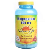 네이쳐스라이프 마그네슘 500mg 플러스 비타민 B6 캡슐, 250개입, 1개, 250정