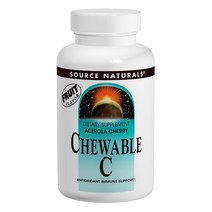 소스내츄럴스 아세롤라 체리 츄어블C 120mg 프루트 타블렛, 100개입, 1개, 100정