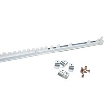메종텍스타일 부드러운 커튼레일 245~360cm, 화이트