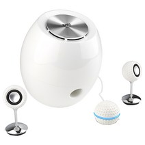 브리츠 2.1 채널 스마트 블루투스 오디오 시스템, BZ-BT662, White
