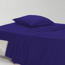 라흐두뜨 BEST 프리워시드 퓨어 린넨 홑이불, royal blue