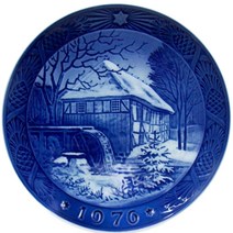 로얄코펜하겐 크리스마스 1976 접시, 1개