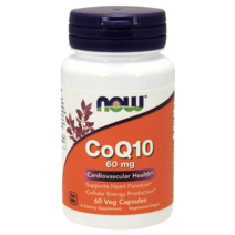 나우푸드 CoQ10 60mg 베지 캡슐 글루텐 프리 비건, 60개입, 1개, 60정