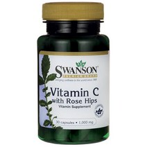 스완슨 비타민 C 로즈 힙 1000mg 캡슐, 30개입, 1개, 30정