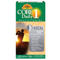Country Life Vitamins 코어 데일리 원 멀티비타민 맨 50+ 타블렛, 60개입, 1개