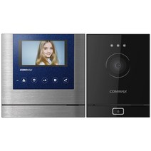 코맥스 4선식 컬러 비디오폰 블루 CAV-43M + 각도조절 현관 카메라 DRC-4M, CAV-43M(비디오폰), DRC-4M(현관카메라)