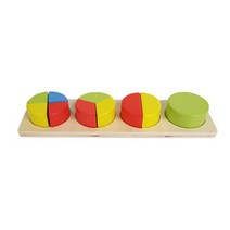노벨랜드 Green Toy 원형일자퍼즐, 1개, 10피스