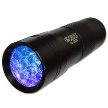 [uv랜턴] 로버스트 블랙라이트 자외선램프 UV 12LED, 1개