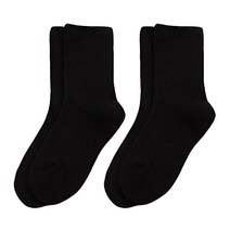 위삭스앤파파맘 여성용 골지 파일기모 양말 2p