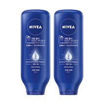 니베아 인샤워 나리싱 바디로션, 400ml, 2개