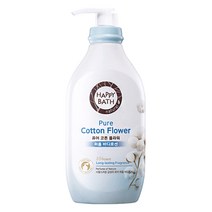 해피바스 데일리 퍼퓸 코튼플라워 바디로션, 450ml, 1개