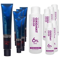웰라 뉴콜레스톤 퍼펙트 퓨어컬러 염색제 80g + 산화제 100ml, 바이올렛 10/6, 6세트