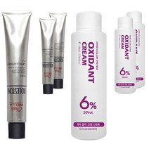 웰라 뉴콜레스톤 퍼펙트 퓨어컬러 염색제 80g + 산화제 100ml, 캐럿오렌지 14/44, 3세트