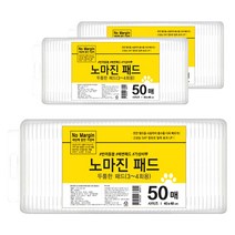 노마진 애견 배변패드 두툼형 플로랄향, 50매, 3개