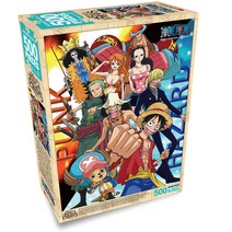 원피스 하나둘셋 직소퍼즐, 500피스, 혼합 색상