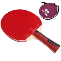 엠파이어 쉐이크 7겹 카본 탁구라켓 R-90S + 라켓가방, 혼합 색상