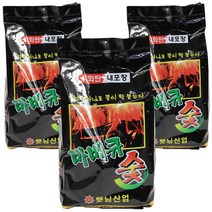 바베큐숯700g, 3개