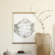 홈앤데코 물로 간편하게 붙이는 코튼 합지 벽지, 레몬 54023-6