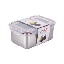 스텐락 클래식 스텐밀폐용기 직사각 9호 3400ml, 1개, 단품