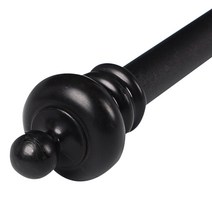 프리스페이스 크라운 커튼봉, 블랙