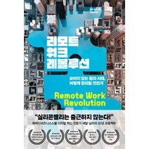 [청림출판]리모트워크 레볼루션 : 보이지 않는 팀의 시대 어떻게 관리할 것인가, 청림출판, 세달 닐리