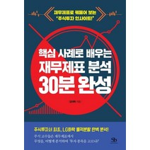 핵심 사례로 배우는 재무제표 분석 30분 완성:재무제표로 꿰뚫어 보는 ‘주식투자 인사이트!’, 스마트비즈니스, 김대욱