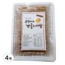 분영이네 누룽지세상 귀리누룽지, 250g, 4개