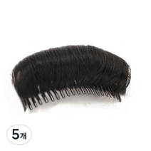 타이탄 정수리 볼륨 뽕 부분가발 9 x 2.5 cm, 자연모, 5개