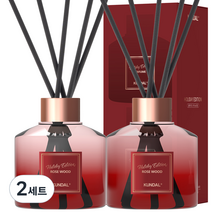 쿤달 퍼퓸 디퓨저 홀리데이 에디션 200ml 2개 + 섬유스틱 14개, 로즈우드, 2세트