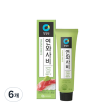 대상 청정원 연와사비, 35g, 6개