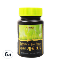 힐링 간편한 새싹보리 영양제, 60정, 36g, 6개